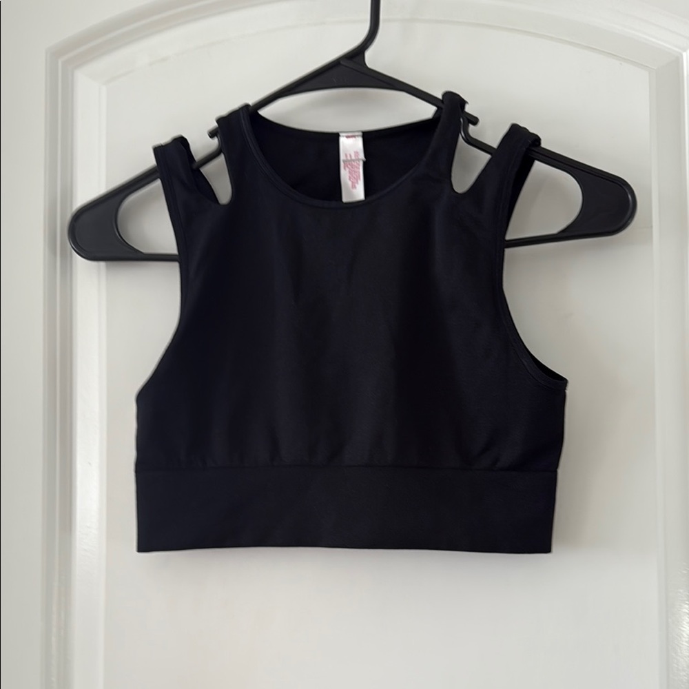 Black Women's Crop Top
